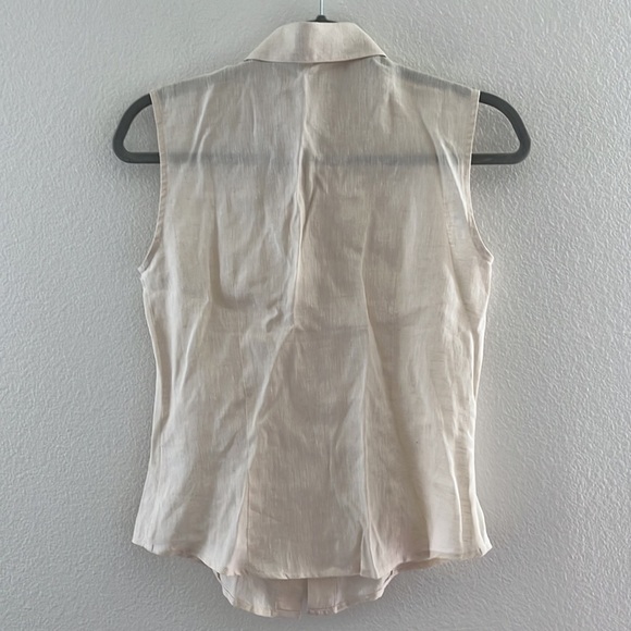 Lanificio Colombo linen button down shirt sz 40 NWOT - Picture 4 of 8